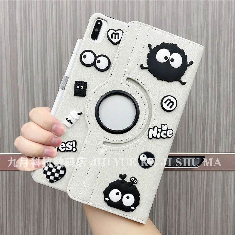 煤球精灵旋转360支架2024联想小新pad保护壳plus11英寸12.7寸全包