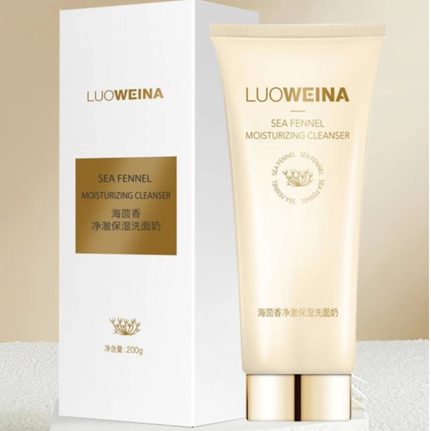 LUOWEINA罗维娜海茴香净澈保湿洗面奶舒缓不紧绷200g大容量