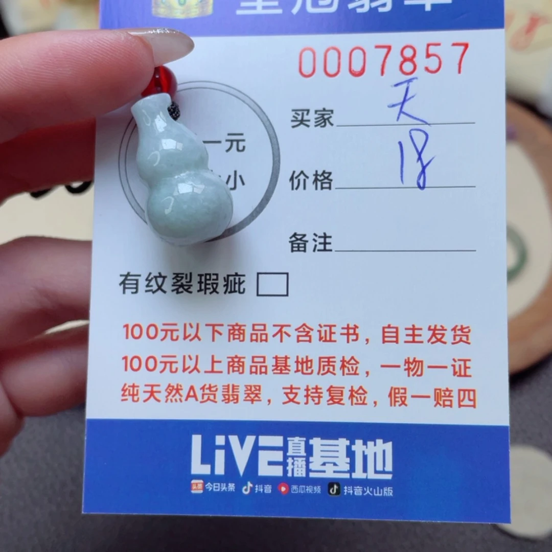 【闪购商品】翡翠颈饰未镶嵌天****制