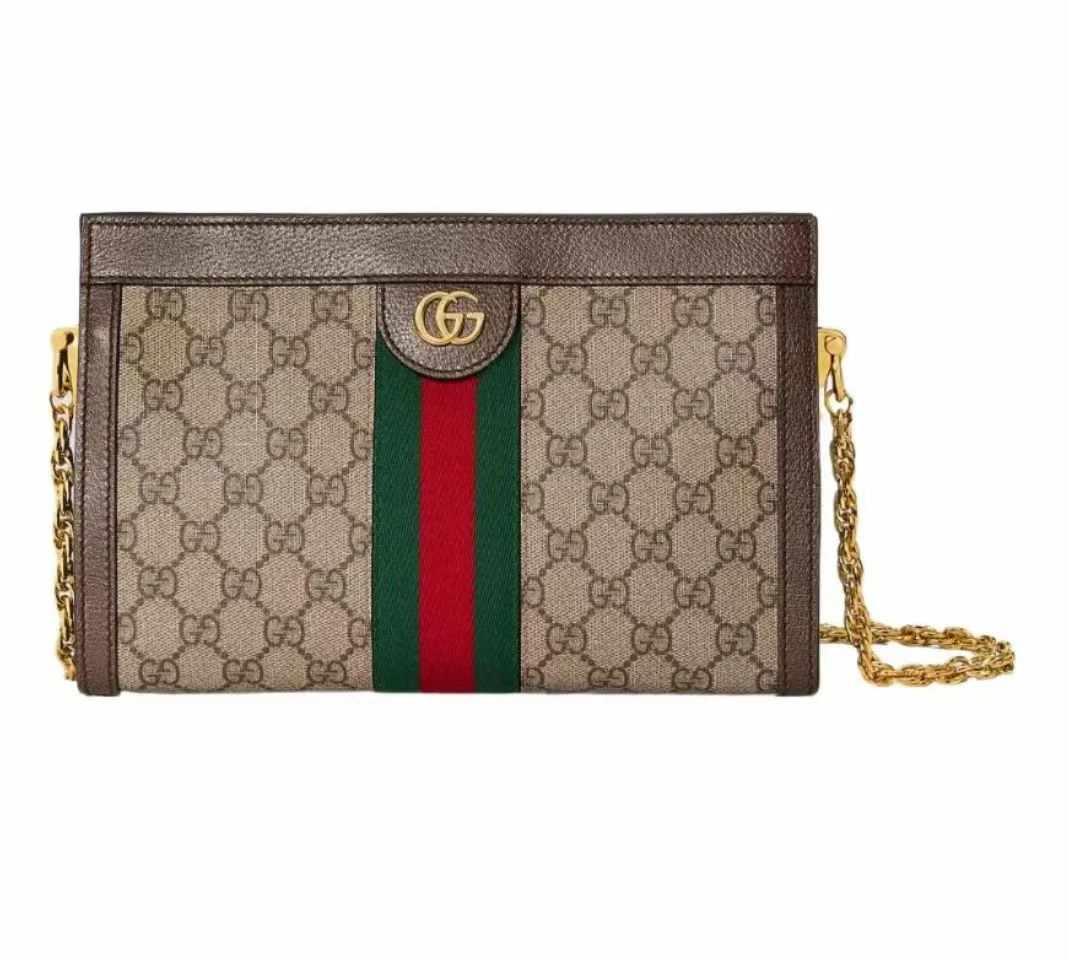 95新 GUCCI/古驰 98新/牛奢网/古驰op夹子包/时尚经典单肩包/女士