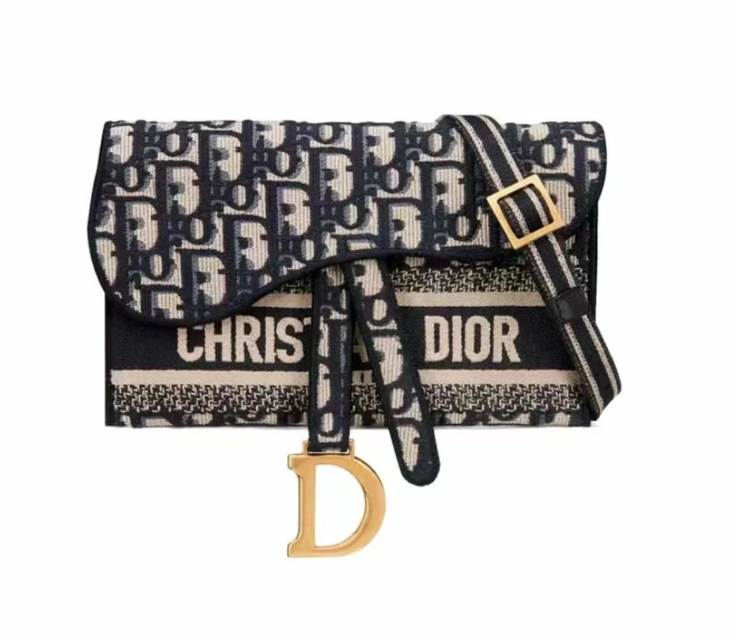 95新 Dior/迪奥 牛奢网/迪奥老花斜跨包/D04185555tw
