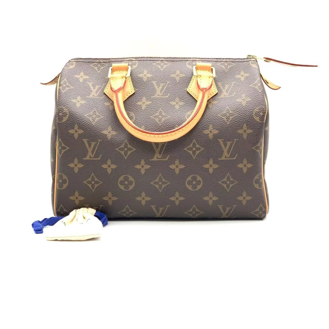 95新 LouisVuitton/路易威登 v老花sp25手提包/