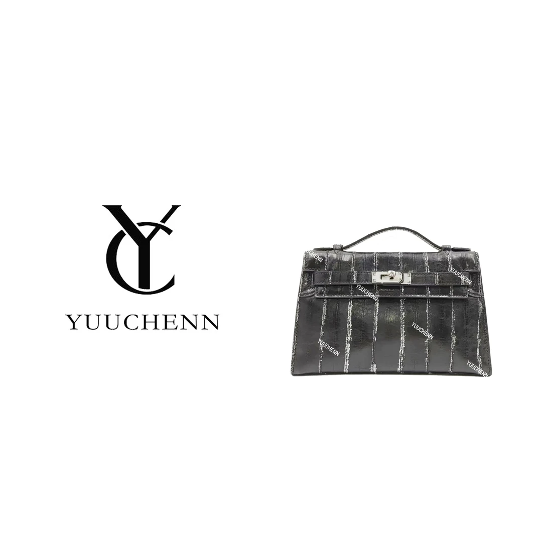 YUUCHENN“中古凯丽”22cm原创设计高定真皮包 HH2793