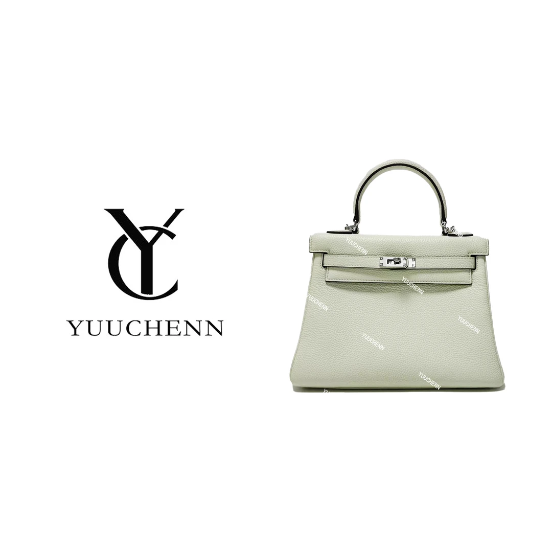 YUUCHENN“中古凯丽”25cm原创设计高定真皮包 HH2308