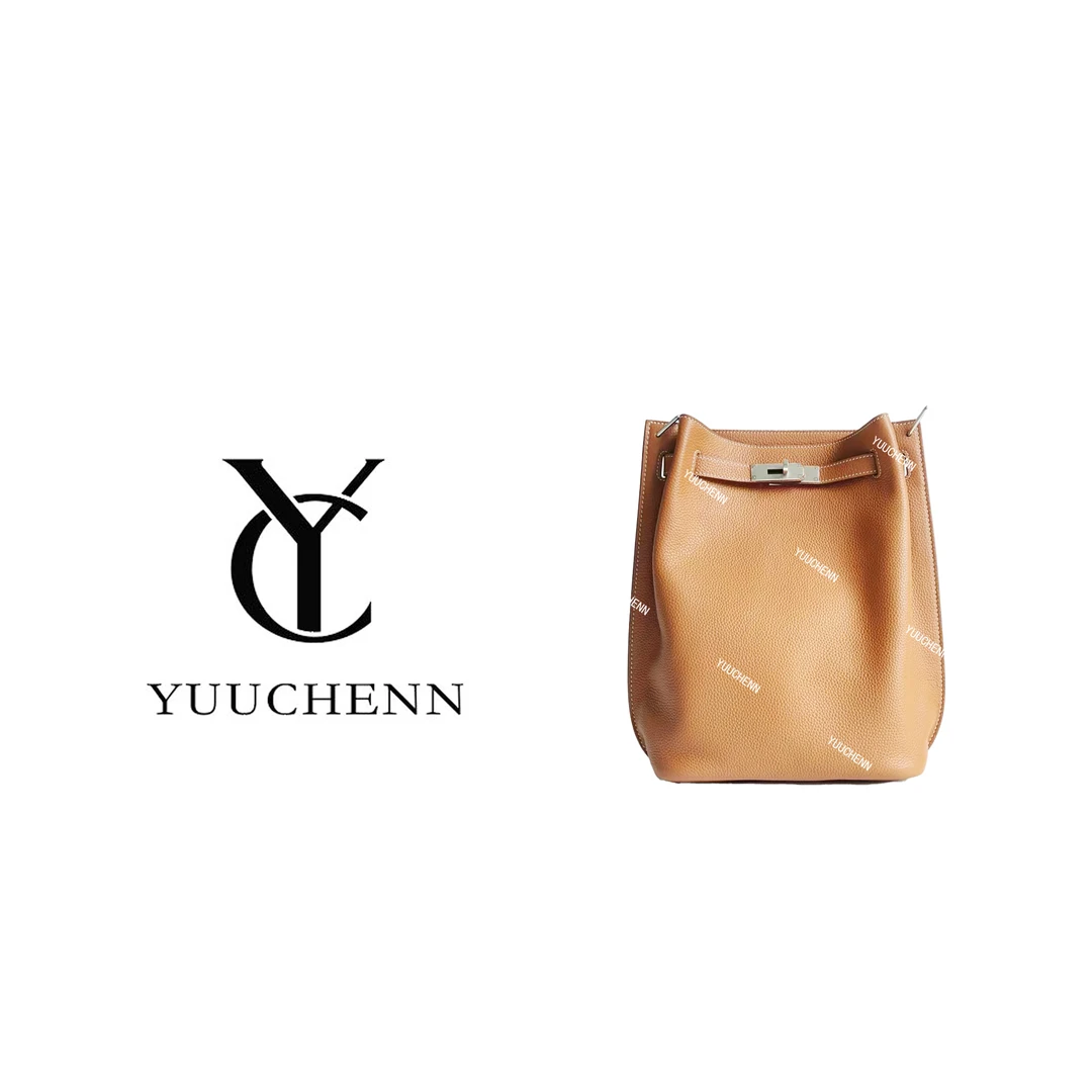 YUUCHENN“中古凯丽”22cm原创设计高定真皮包 HH1911