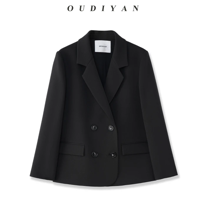 OUDIYAN | 小个子高端女装 短款  Naia二醋酸修身西装外套