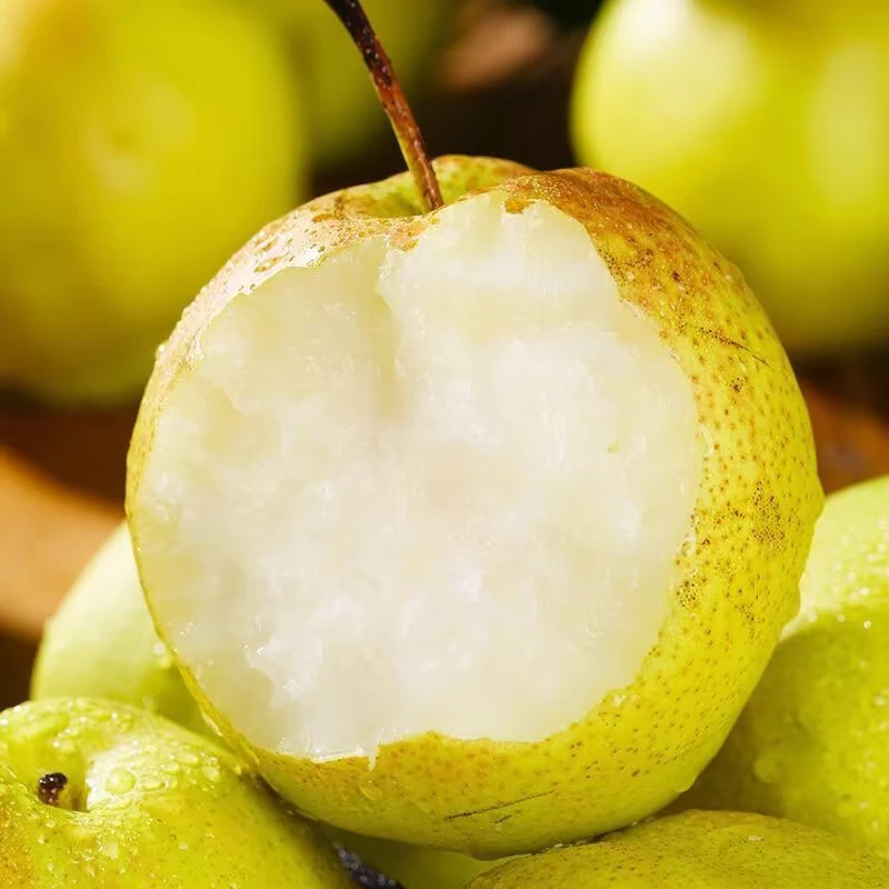 陕北青梨香甜薄皮多汁新鲜水果