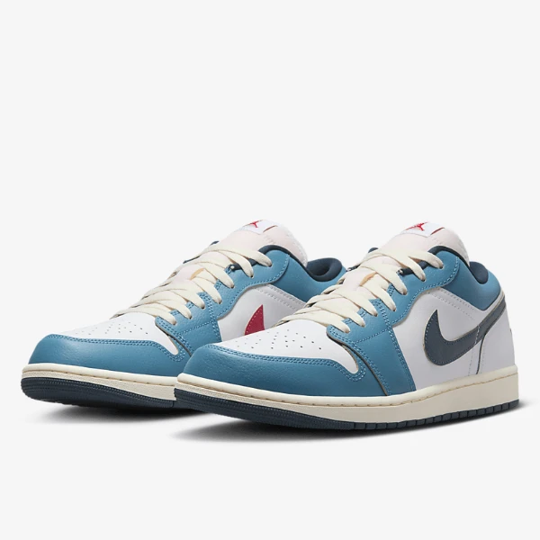 NIKE/耐克AIRJORDAN1 SE男款夏季低帮北卡蓝拼接休闲鞋HM3711-144