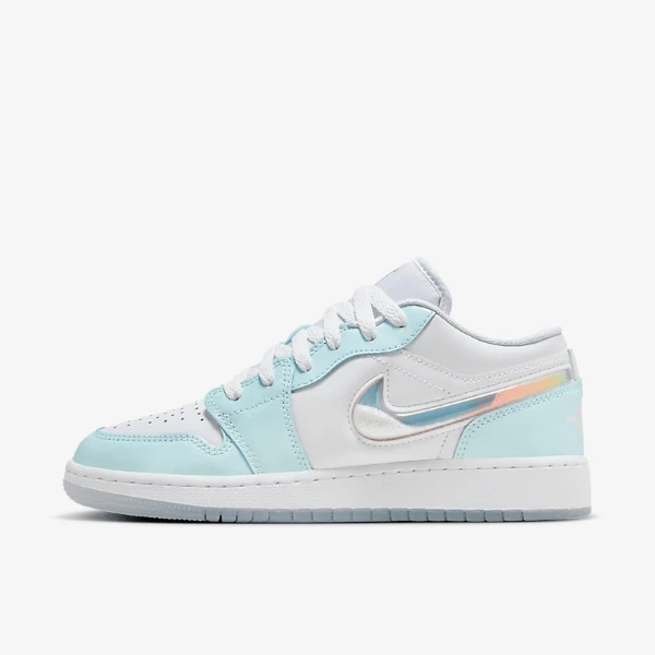 NIKE/耐克正品AIR JORDAN 1低帮板鞋aj1青少年休闲鞋HJ3481-491