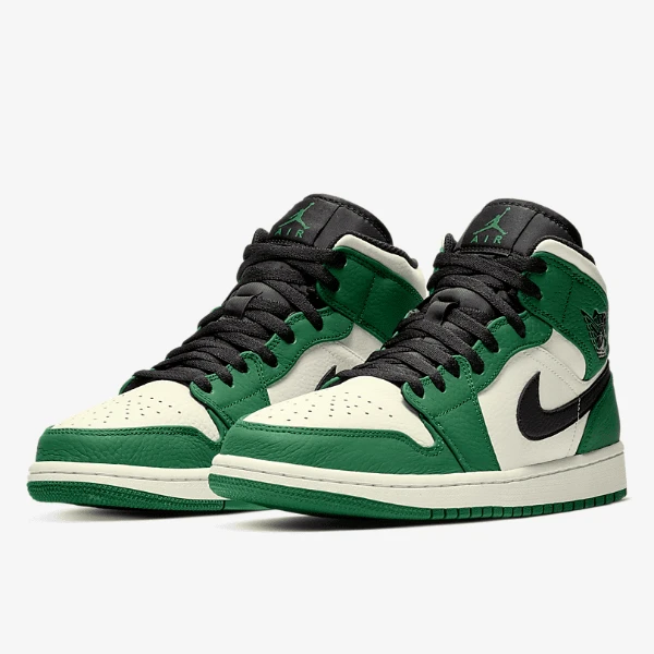 NIKE/耐克AIR JORDAN 1MID凯尔特人绿中帮AJ1休闲板鞋852542-301