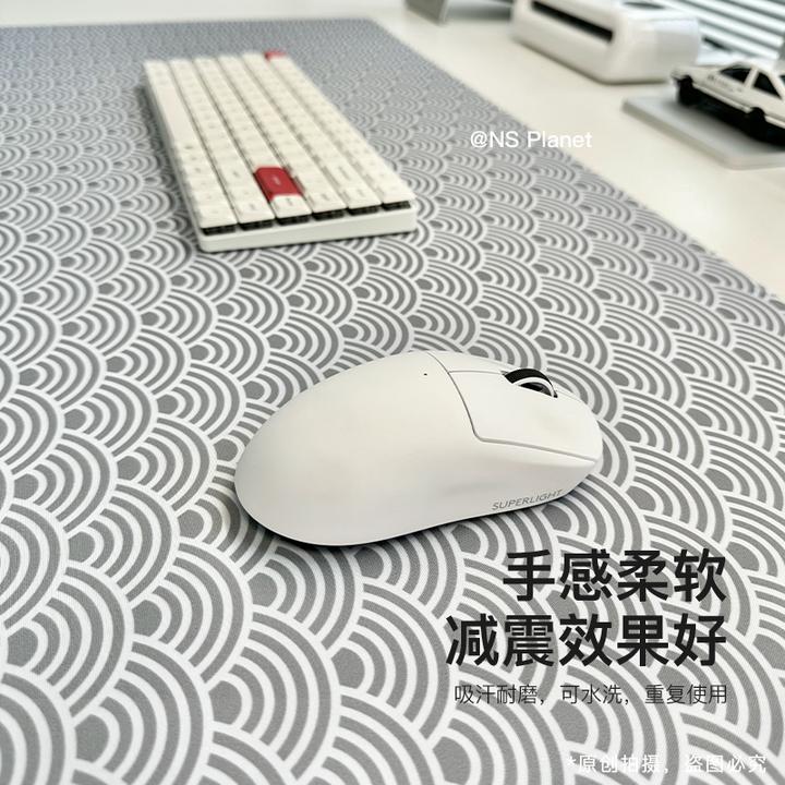 NS鼠标垫超大号桌垫细面加厚防滑游戏电脑桌面高级感布垫子定制