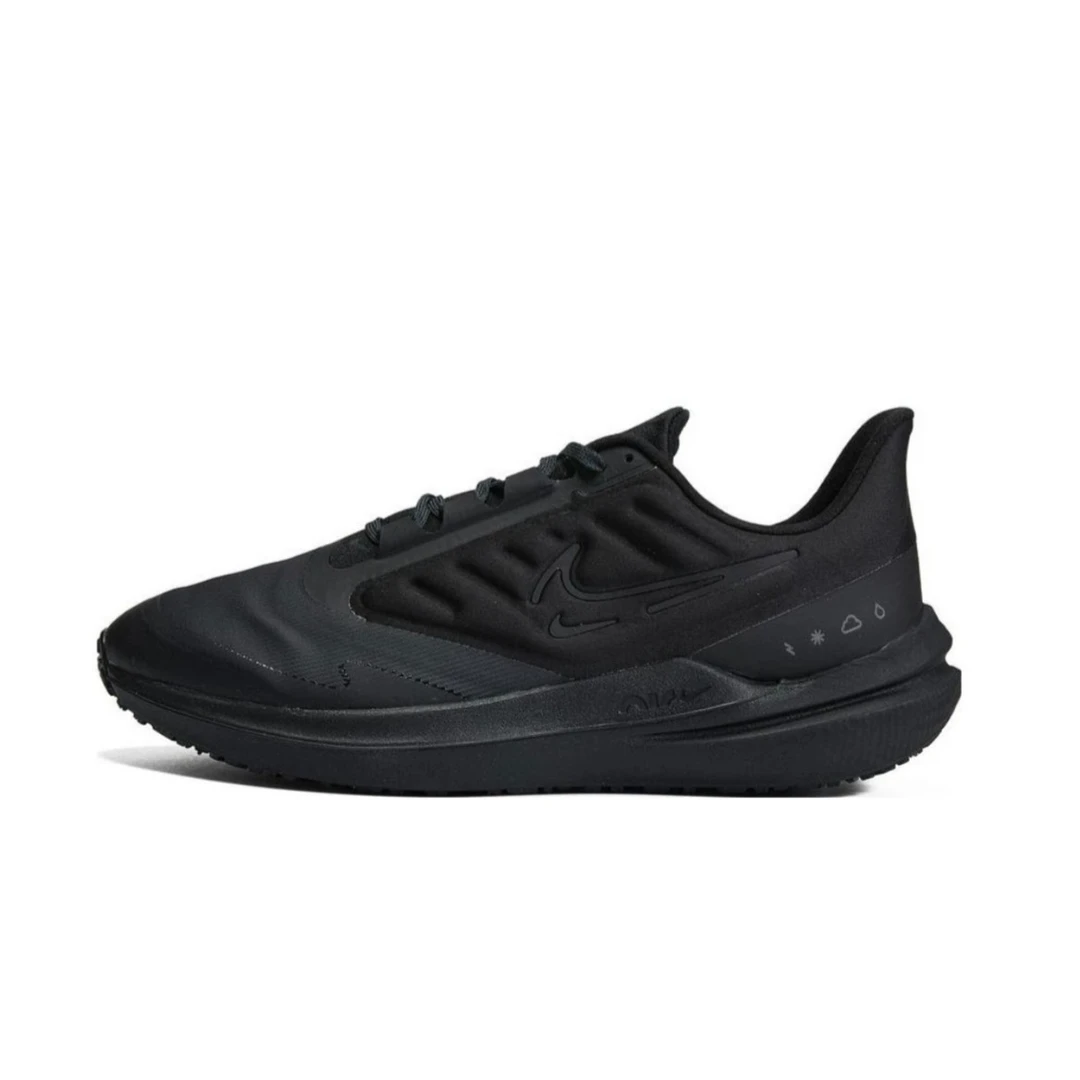 Nike/ 耐克  WINFLO SHIELD男款舒适休闲黑色跑步鞋 DM1106007