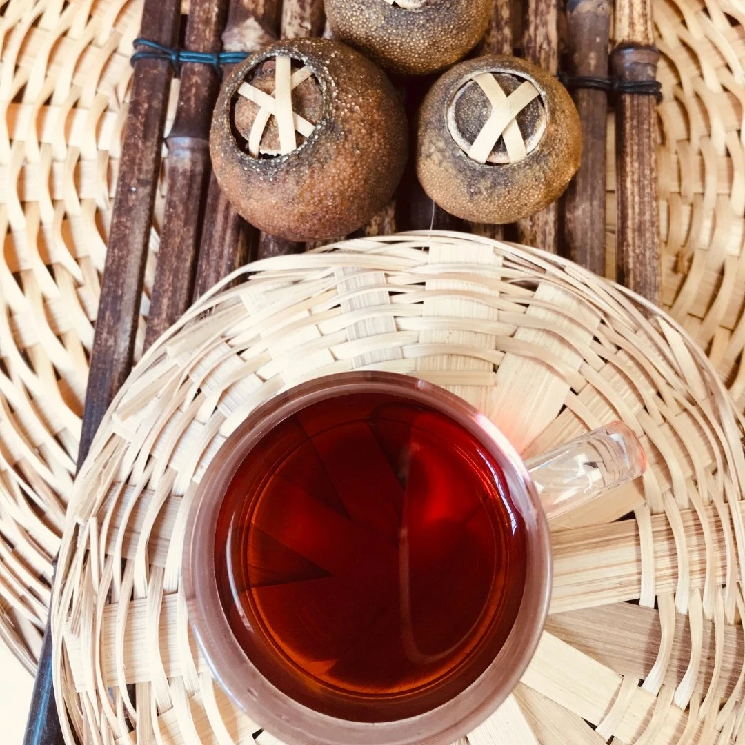 正宗小青柑柑普茶大红柑纯干仓纯手工生晒花果香回甘汤色透亮