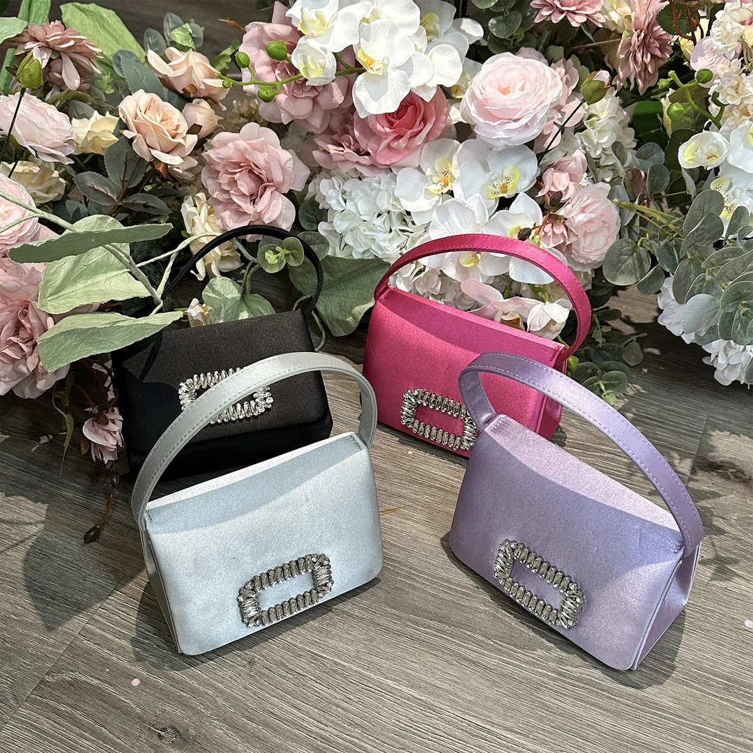 BeQueenStory【星河舞会】时尚轻奢高档洋气名媛气质桑蚕丝手提包