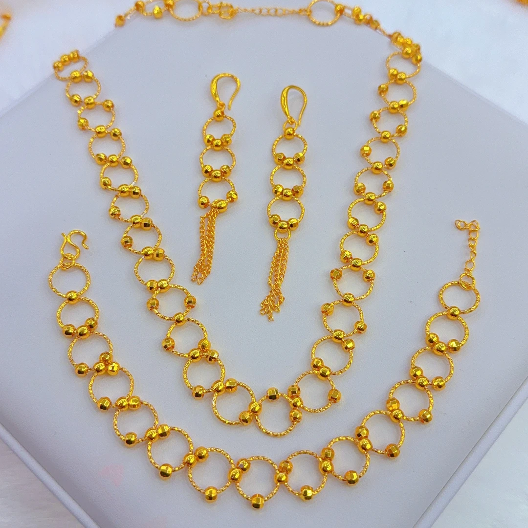 铜合金项链 新款三件套altunpasun高档高级精美百塔时尚首饰