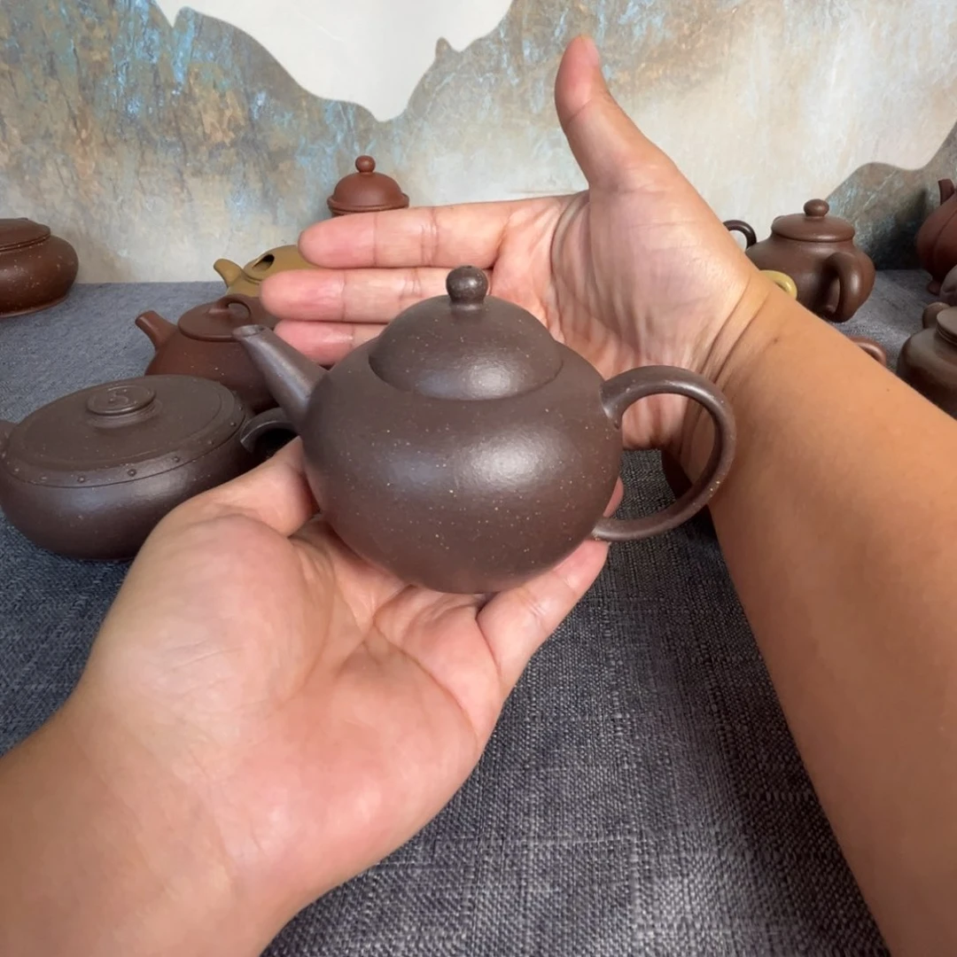 紫砂茶壶牛*雨宜兴紫砂壶
