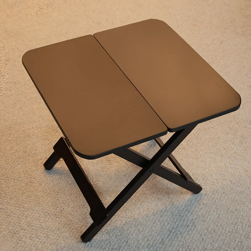 纯实木可伸缩折叠桌简约中式阳台户外宝宝写字桌儿童小书桌经济型