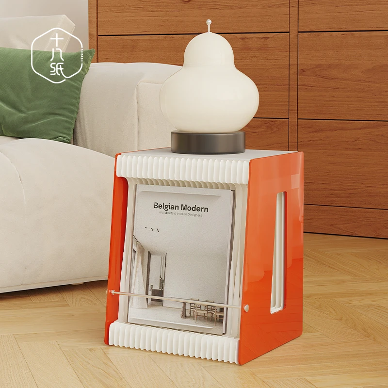 十八纸边几床头柜沙发边柜小桌子移动茶几方桌侧边柜简易家用折叠