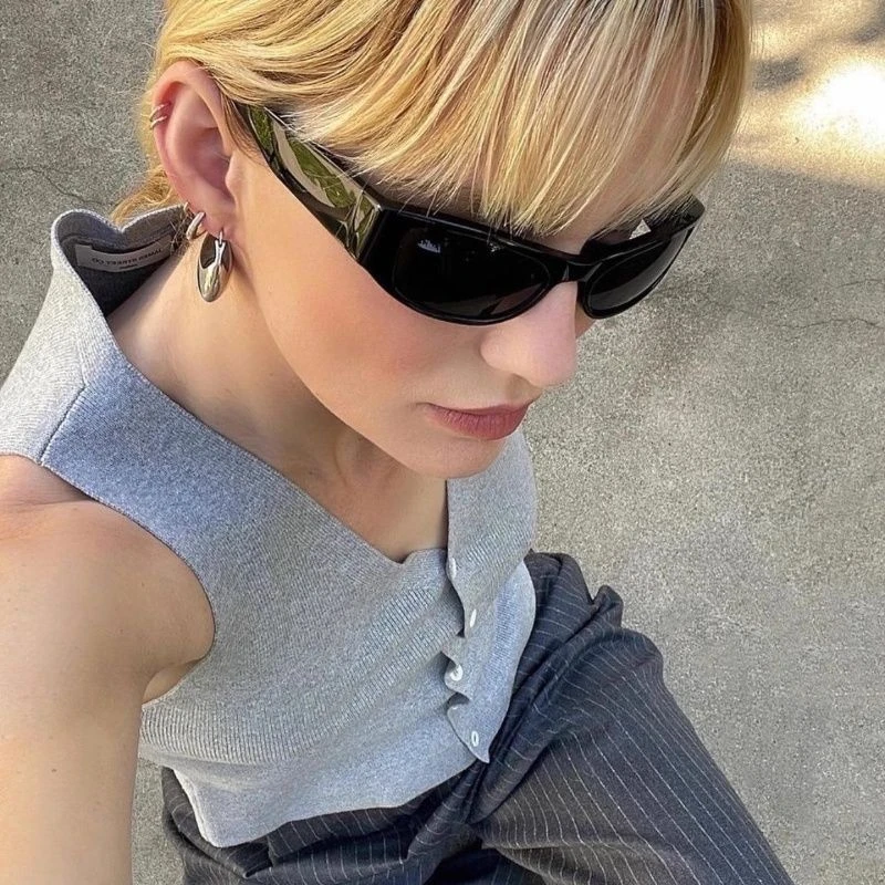 欧美潮流辣妹个性墨镜女时尚网红街拍旅游骑行太阳镜防紫外线遮阳