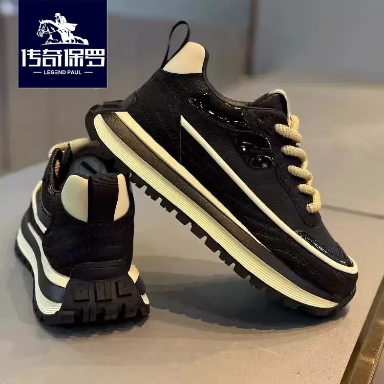 传奇保罗官方百搭时尚休闲鞋跑鞋鞋子男士低帮男鞋潮流情侣运动鞋