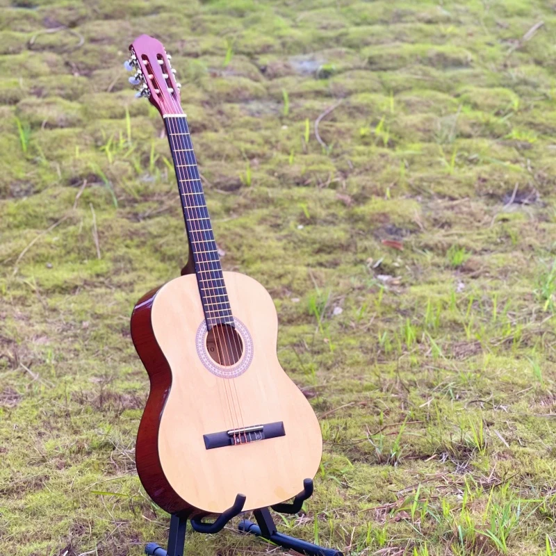 Dimaes/笛玛 39寸古典吉他圆桶全椴木尼龙弦男女学生初学新手练习