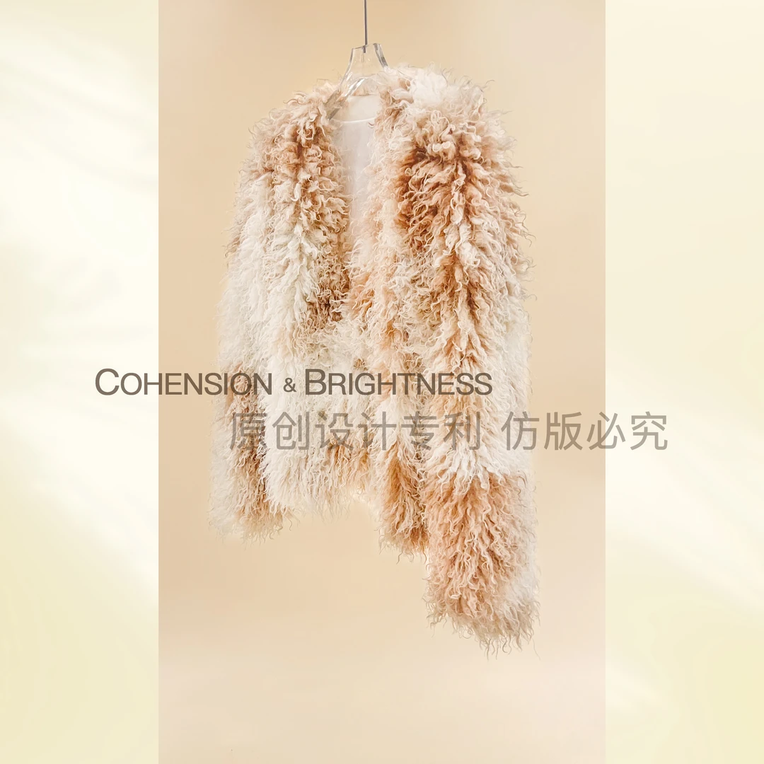 凝慧真的好【牛奶巧克力】美拉德-轻奢贵气温柔毛呢外套反季YO112