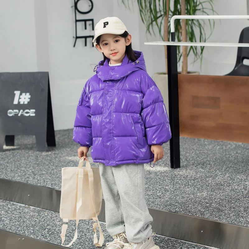 2023新款儿童棉服冬季加绒加厚棉袄免洗韩版男女宝宝保暖连帽外套