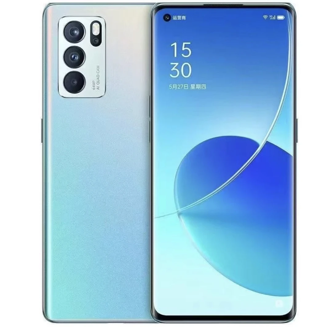 95新 OPPO Reno6pro-5G 原装二手手机 双卡双待 6400+800像素曲屏