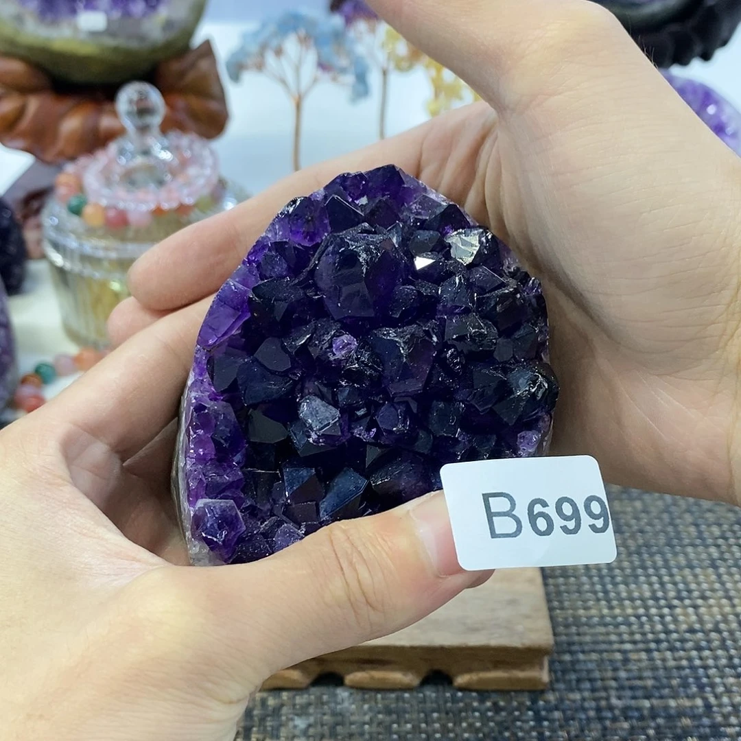 紫晶摆件摆件未镶嵌