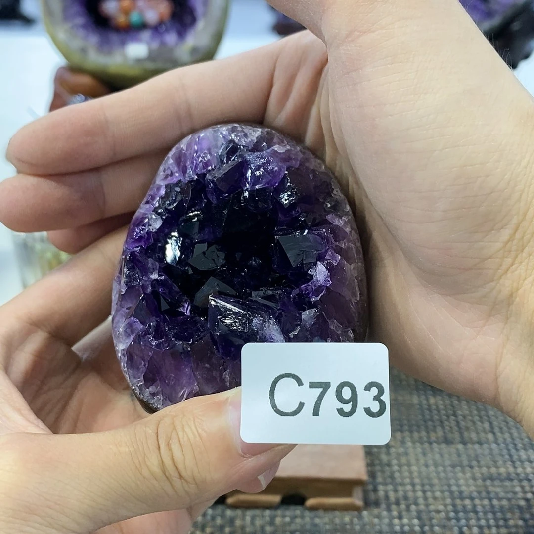 紫晶摆件摆件未镶嵌