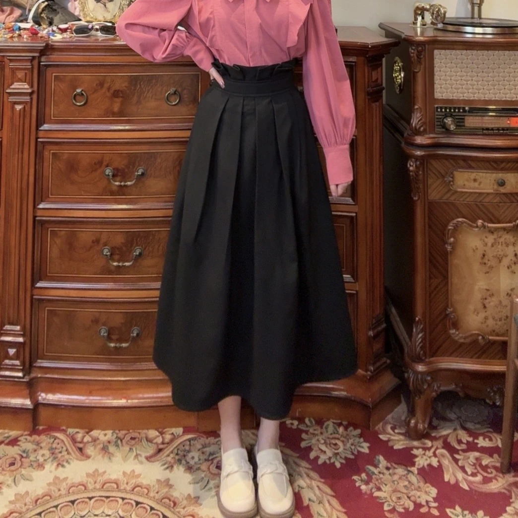 (现货)【一生罗曼】设计感时尚气质显瘦半身裙B823