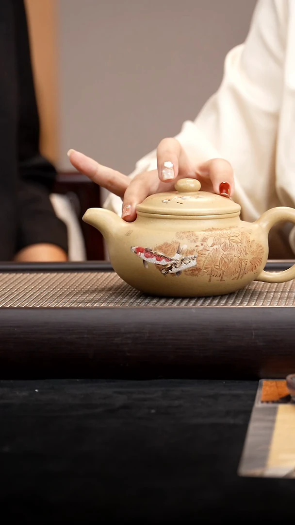 【闪购商品】紫砂茶壶LCH仿古 段360cc+定制画