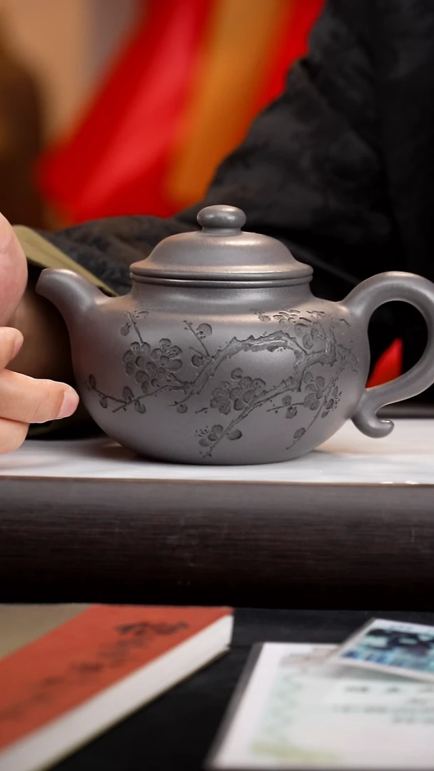 【闪购商品】紫砂茶壶早CLZ 大莲子 天青 480cc