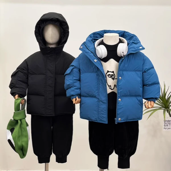 2025新款男女童爆款加厚加厚羽绒服棉服大衣