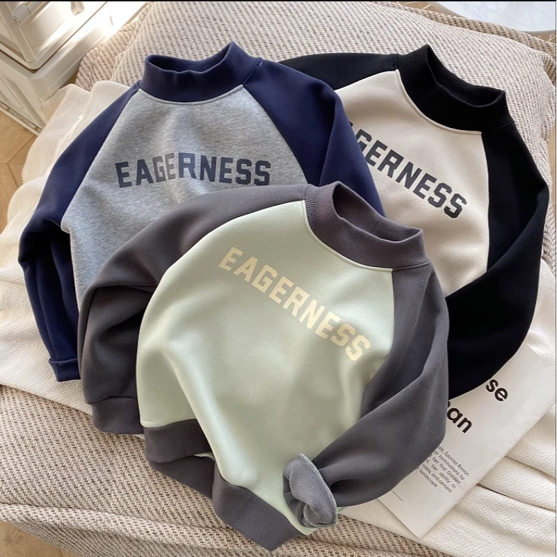 毛圈新款卫衣男女童2025新款爆款中大童家儿童好看高级感卫衣