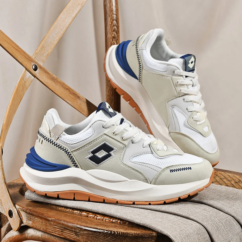 LOTTO/乐途运动鞋2024夏季新款网面透气休闲老爹鞋复古女鞋男鞋