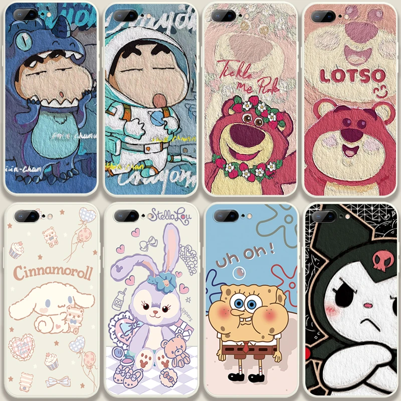 iPhone8plus苹果7plus/7/8/se2软胶se3七八ip8手机壳8p男女7p卡通