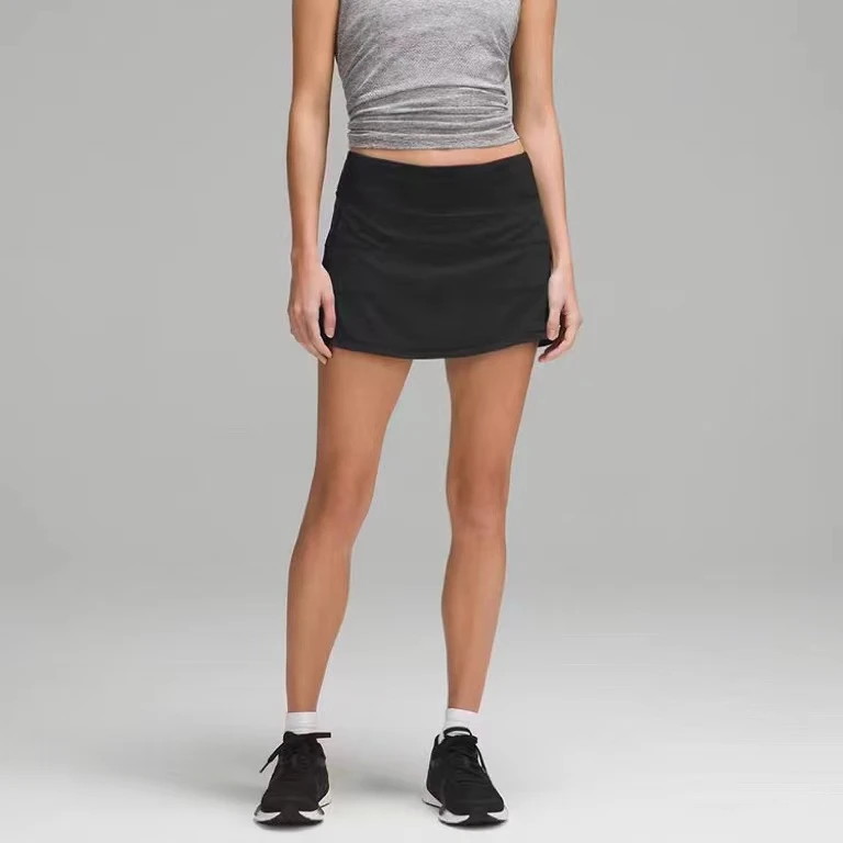 TUOER 女士运动中腰半身裤裙2025