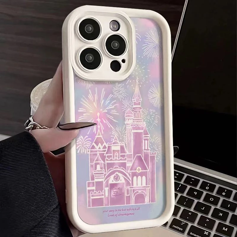 梦幻城堡烟花苹果15手机壳14ProMax硅胶iPhone13高级11 12 XS/78p