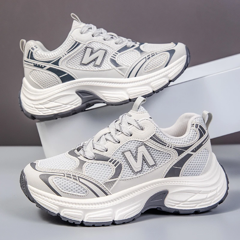 NEW BOLUNE/新百伦老爹鞋女夏季透气潮流百搭跑步运动鞋女