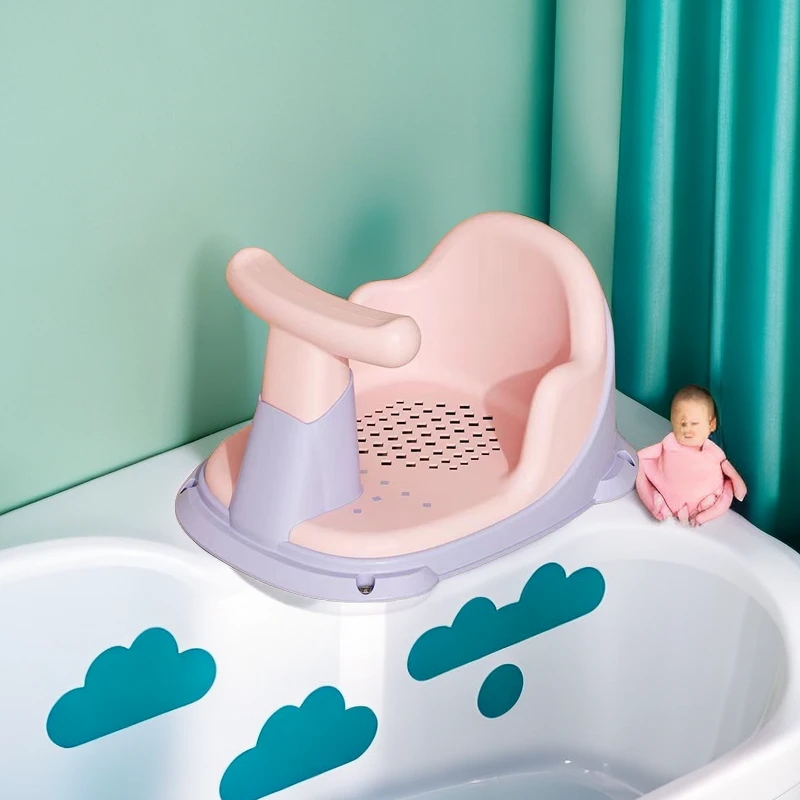 宝宝洗澡坐椅婴儿洗澡神器可坐躺托新生儿童洗澡浴盆座椅防滑浴凳