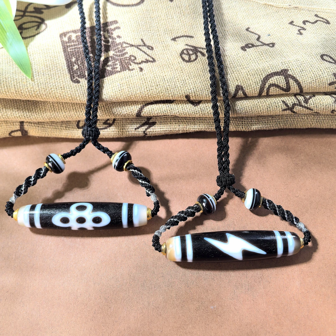 壹加林妹妹 | 玛瑙上肯黑白系列横款锁骨链多样性发其一