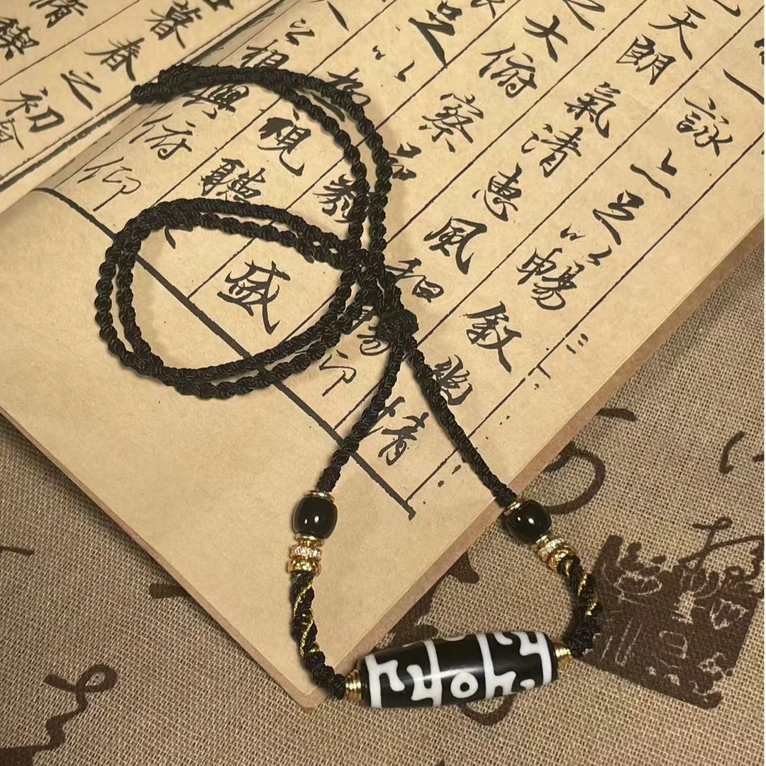 壹加林妹妹 | 小卢莲师三眼横款锁骨链多样性发一