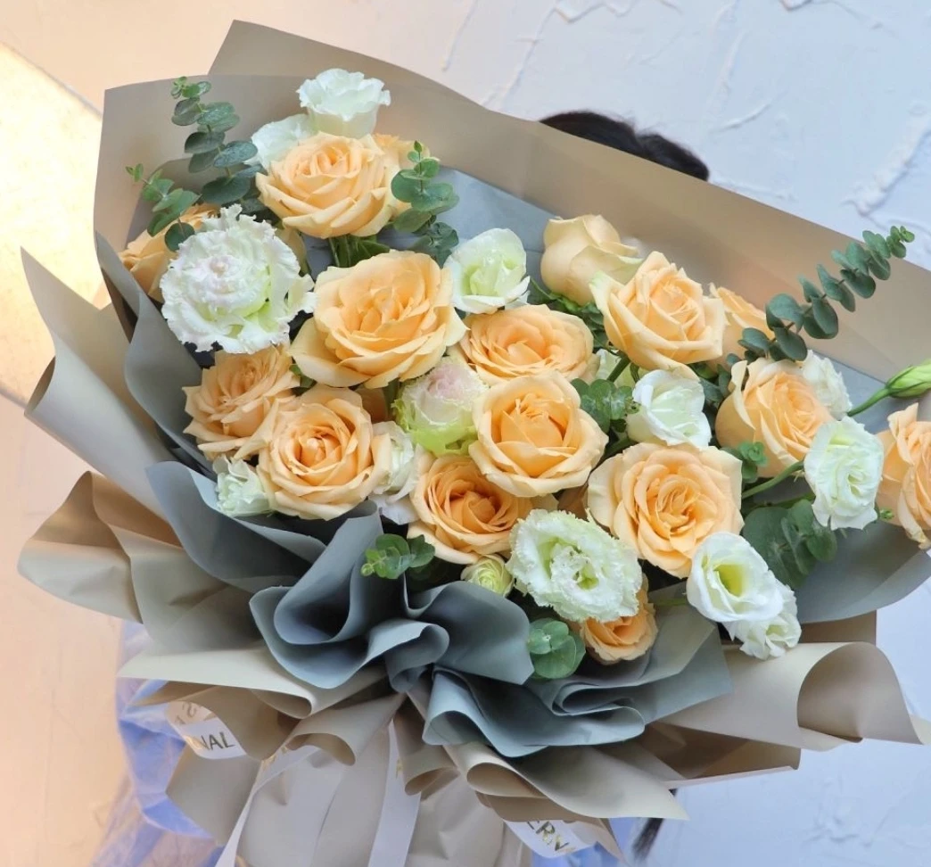 单张花束贺卡  卡片