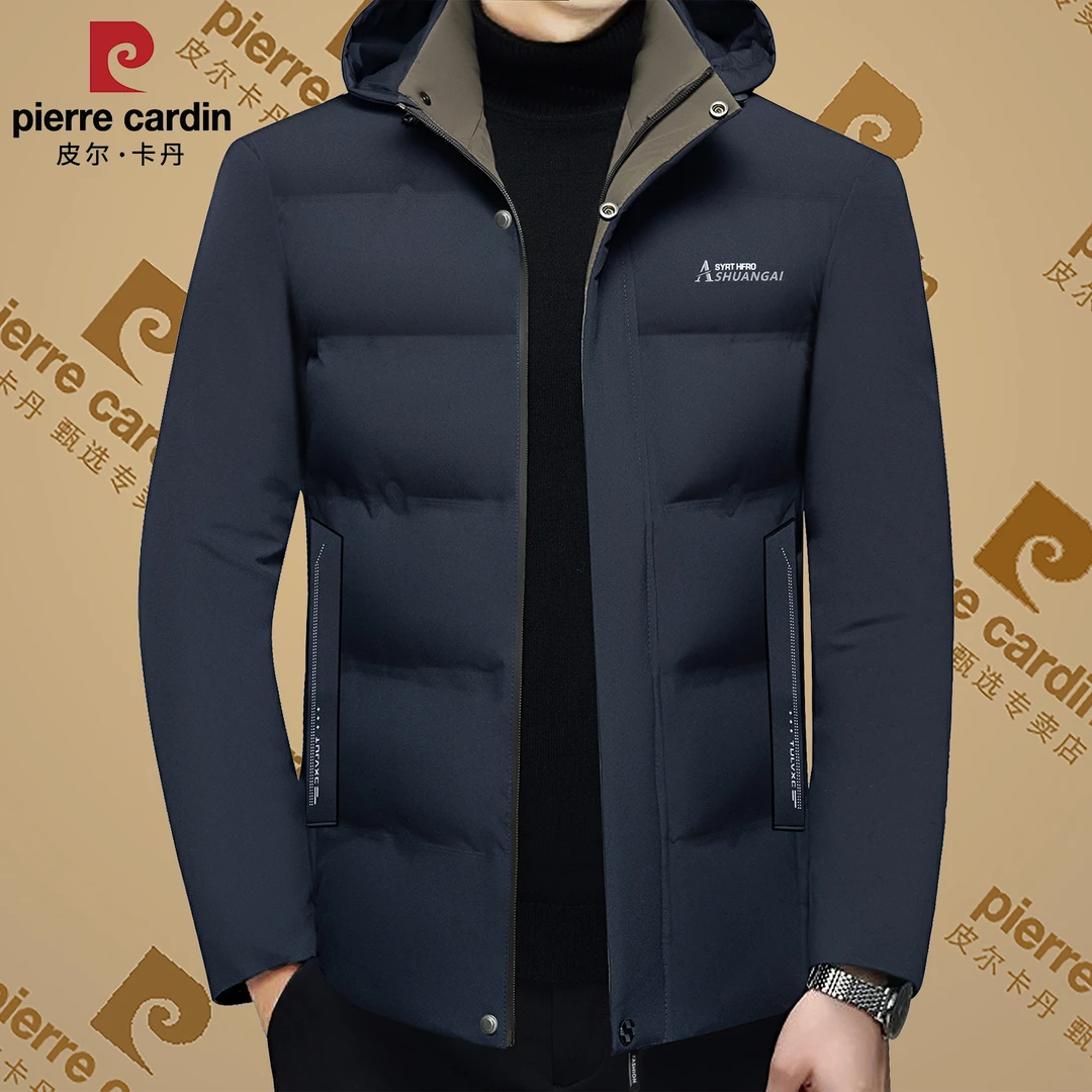 皮尔卡丹冬季高档男士加厚保暖棉衣男款休闲时尚棉服爆款棉袄男装