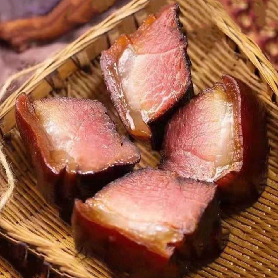 夔芳重庆味道正宗烟熏腊肉后腿腊肉柏丫柴火烟熏二刀肉腊肉川味