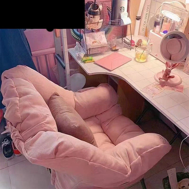 懒人单人沙发椅宿舍椅子沙发电脑椅家用卧室阳台躺椅女生化妆椅子