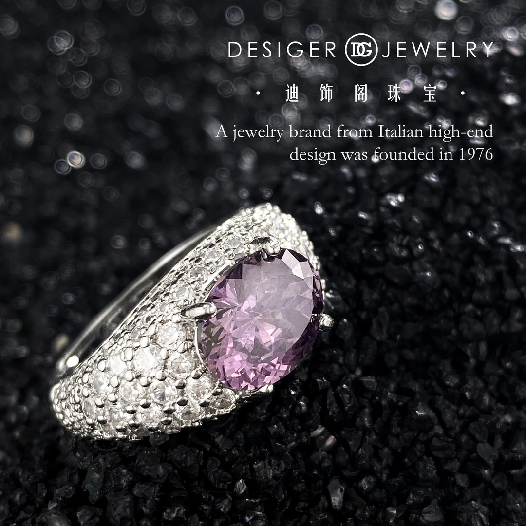 F1473 意·【粉红重工】轻奢气质 活口戒