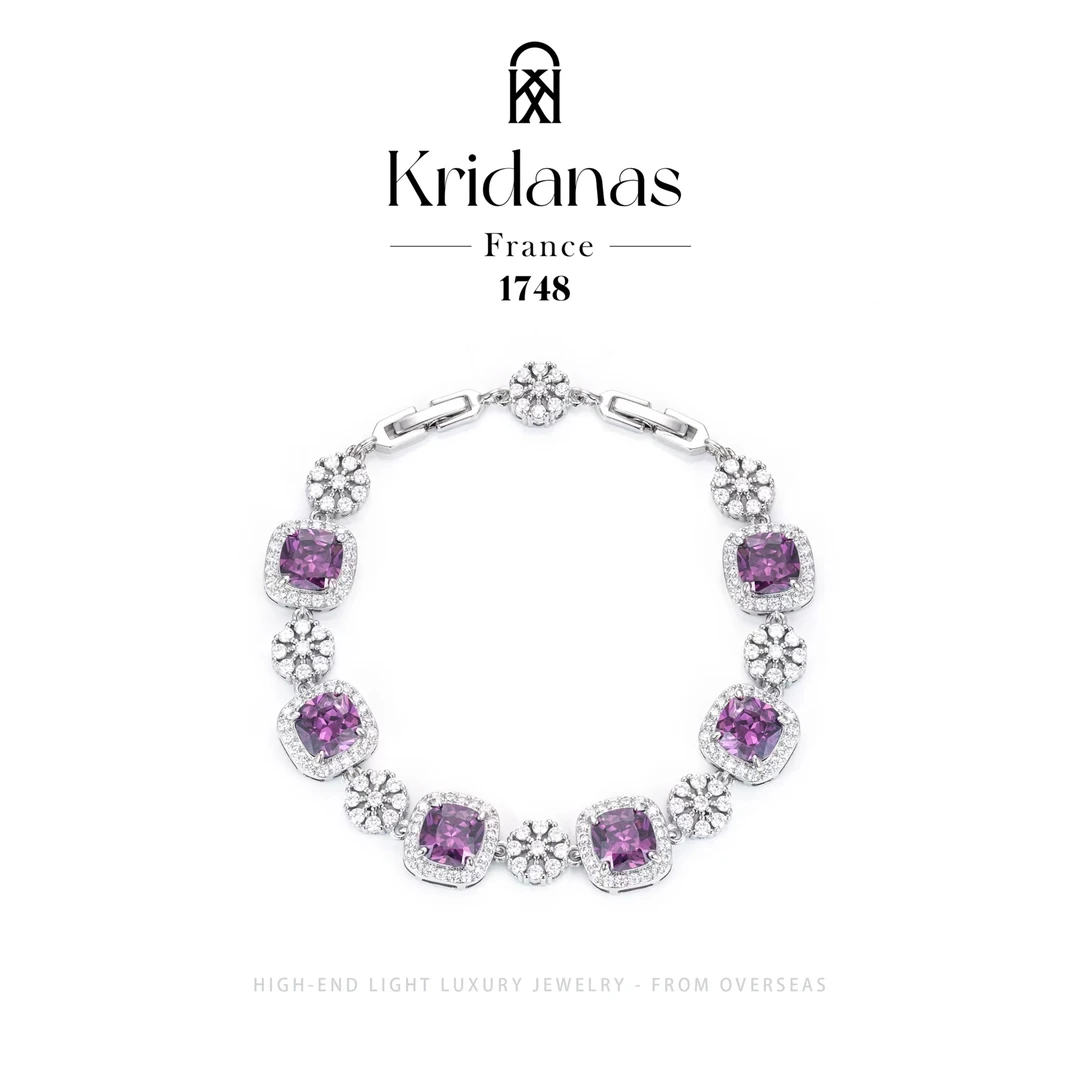 【优雅女神】气质感紫色 手链 F1403