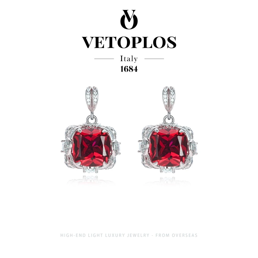 F0698 意· 蔷薇之花【限定系列】深邃 耳钉